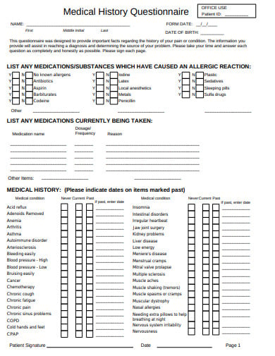simple-medical-history-questionnaire-template