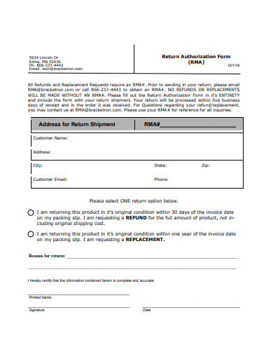 simple-return-authorization-form-in-pdf