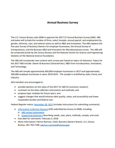 standard-annual-business-survey-template