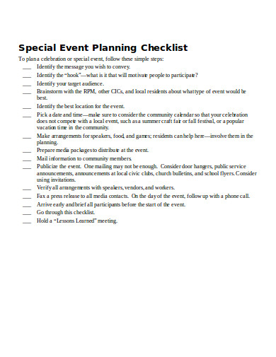 11+ Church Event Planning Templates in PDF | DOC