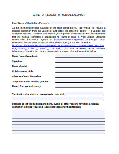 8 Medical Request Letter Templates In Pdf Doc 4988