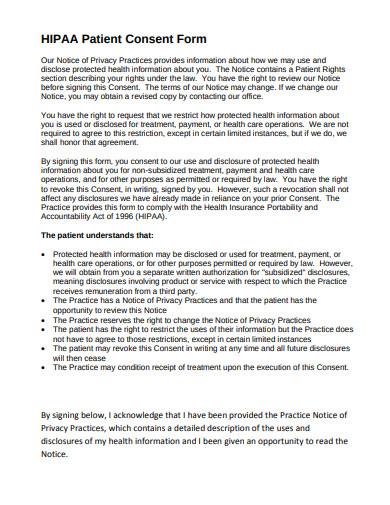 21+ Patient Consent Form Templates - DOC, PDF