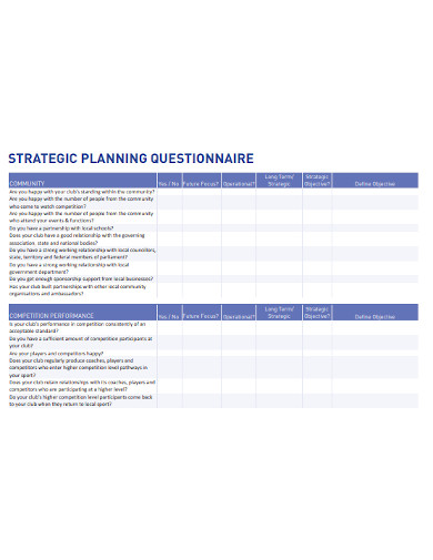 strategic plan feedback survey