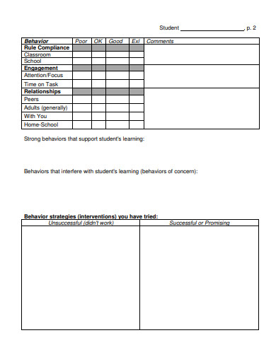 8+ Student Behavior Survey Templates in PDF