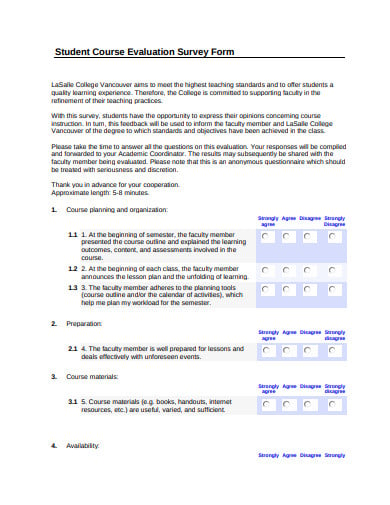 student-course-evaluation-survey-form