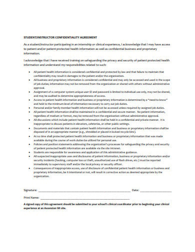 student-internship-confidentiality-agreement-template