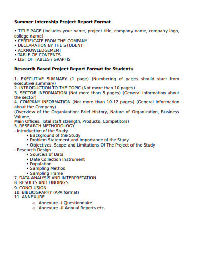 summer-internship-project-report-format