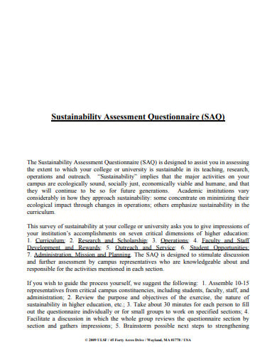 sustainability-assessment-questionnaire