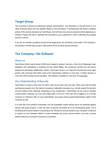 Security Statement Report FREE 10+ Security Statement Templates in PDF | MS Word