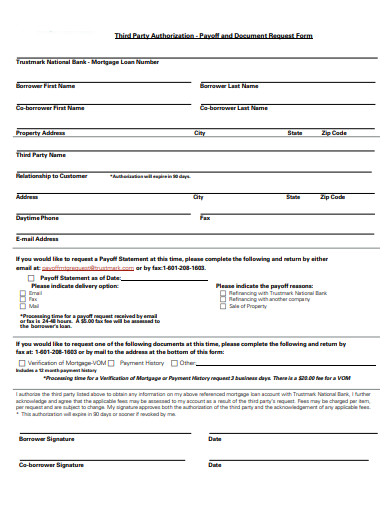 Create Payoff Form 13+ Payoff Statement Templates in PDF