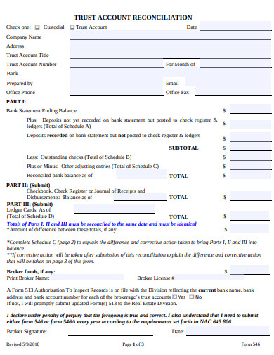 17+ Account Reconciliation Templates in Google Docs | Word | Pages | PDF