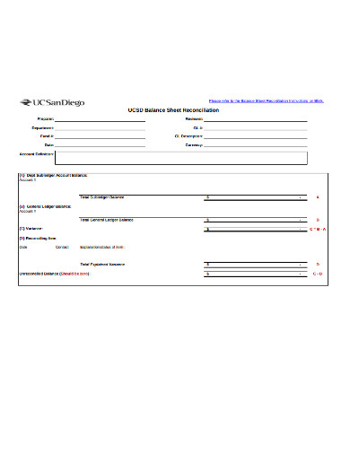 9+ Balance Sheet Reconciliation Templates in PDF