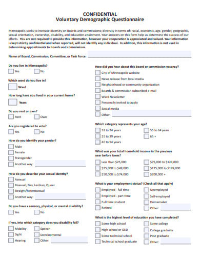 19-demographic-questionnaire-templates-in-pdf-microsoft-word