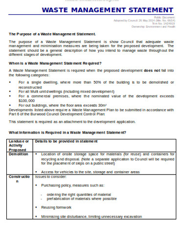 waste-management-procedure-template