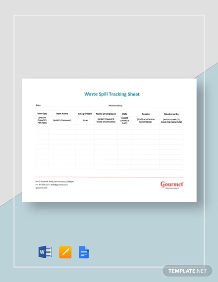 17+ Tracking Sheet Template - Word, Excel, PDF