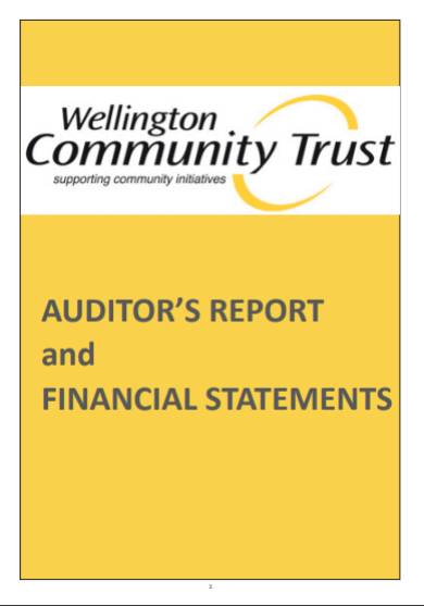willington auditors report and financial statement sample