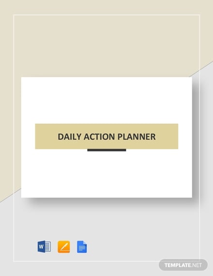 daily action planner