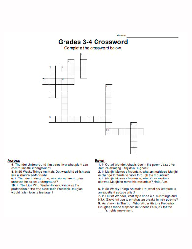 3rd-4th-grade-blank-crossword-template