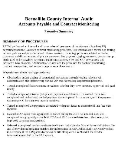 standard accounts payable policies