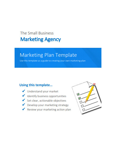 business plan template for marketing agency