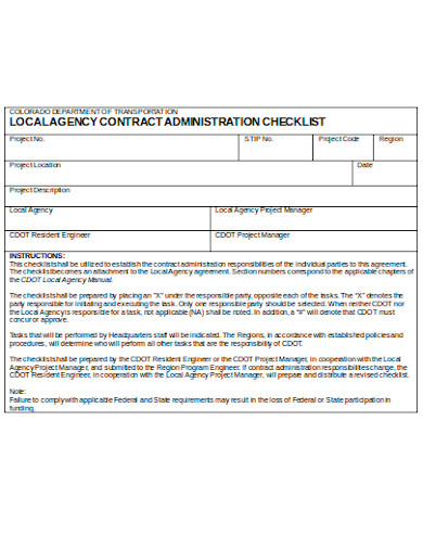 agency of legal record contract template