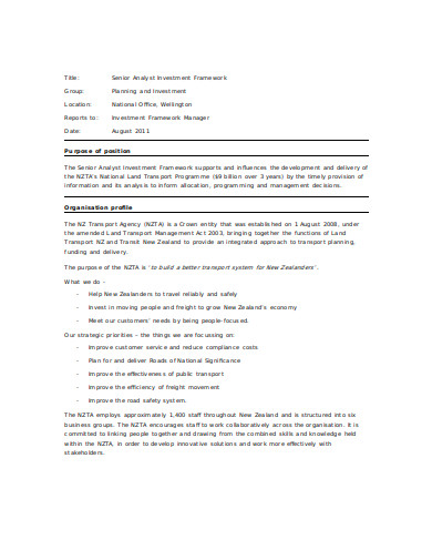 11+ Investment Framework Templates In Pdf 