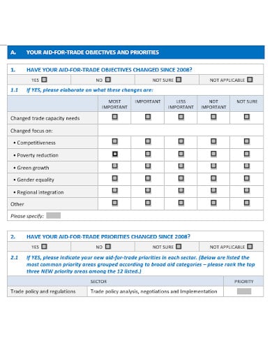 assessment experience questionnaire template in doc