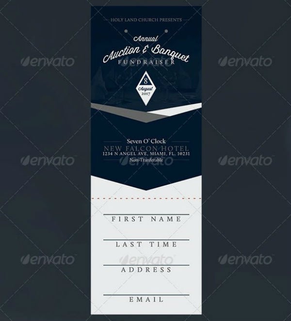 auction-and-banquet-fundraiser-ticket-template