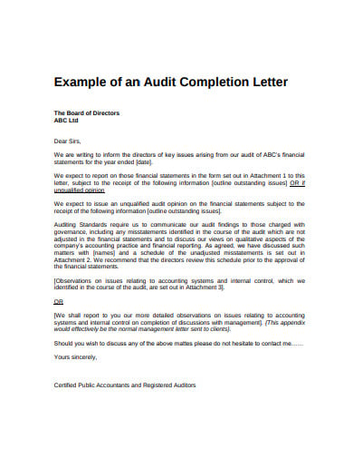 10+ Audit  executive organization Letter Templates in Doc | PDF |  set free release  