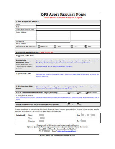 Audit Request Template | Step-by-Step Internal Audit Checklist – OPGCE