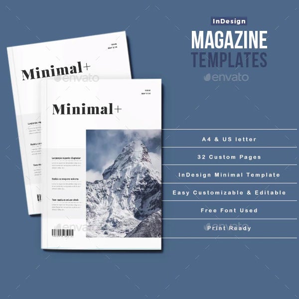 magazine template templates editable word writing publisher indesign