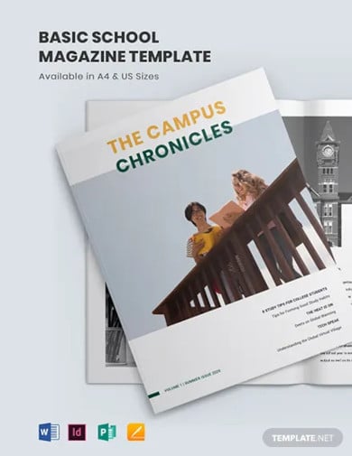 basic-school-magazine-template