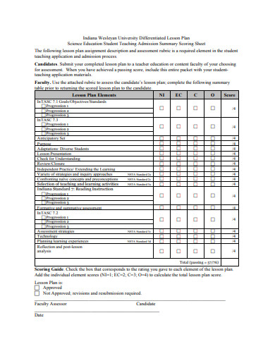11 Higher Education Lesson Plan Templates In PDF DOC