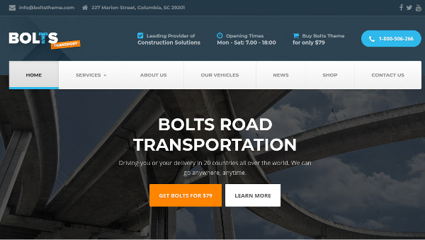 bolts – mobile friendly wordpress theme