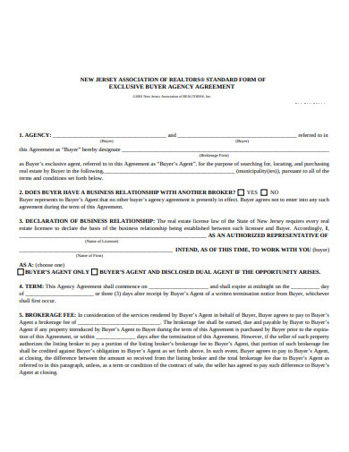 10+ Buyer Agency Agreement Templates in PDF | DOC