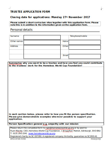 charity-foundation-trustee-application-form