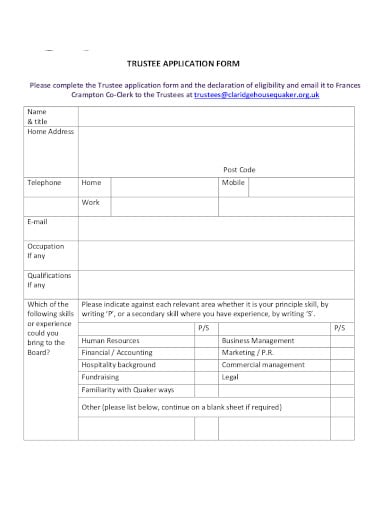 charity-trustee-application-form-example