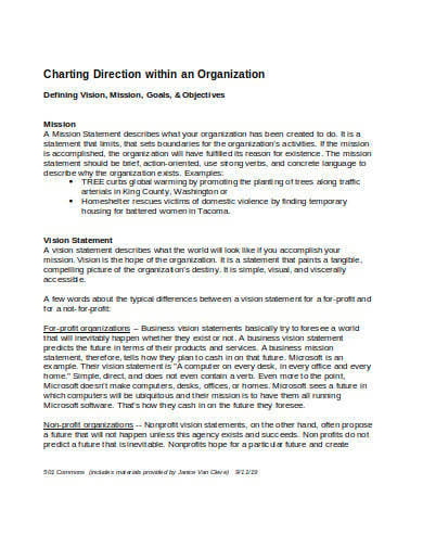 charting-direction-nonprofit-mission-statement-template