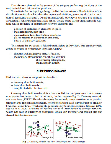 classification of distribution network