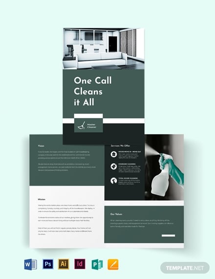 cleaning-services-company-bi-fold-brochure-template