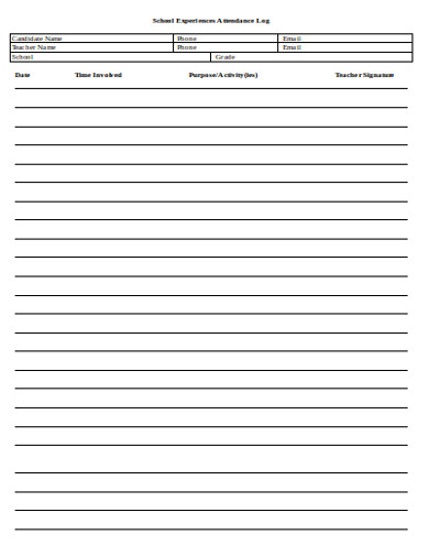 10+ Clinical Experience Log Templates in PDF | DOC | Free & Premium ...