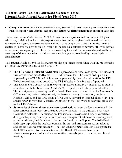 10+ Internal Audit Report Templates in PDF | Word