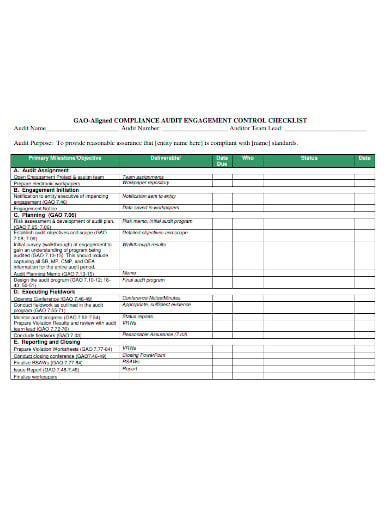 compliance-audit-engagement-checklist