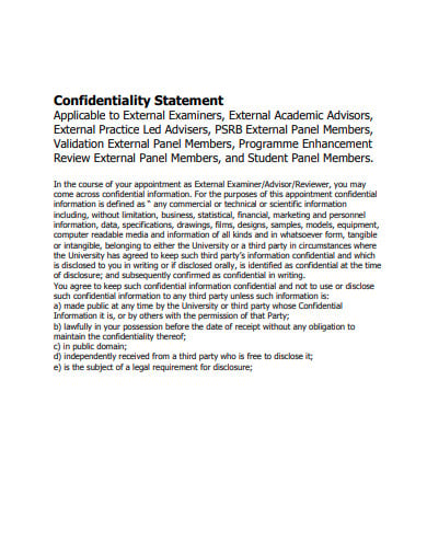 confidentiality-statement-external-examiners
