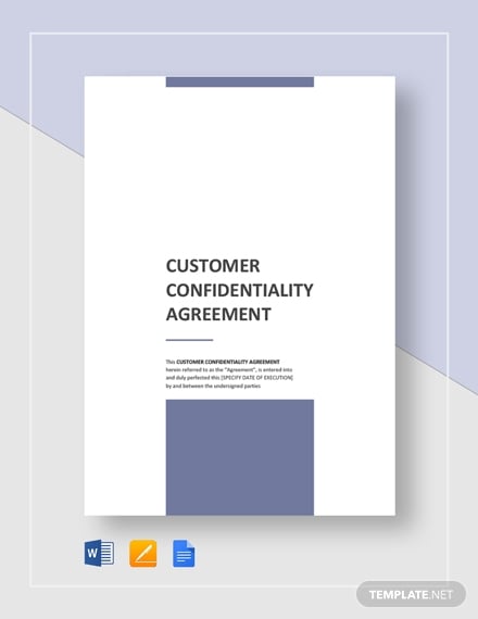 customer-confidentiality-agreement