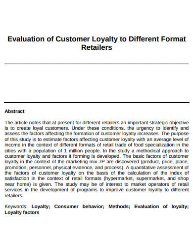 customer-loyalty-survey-of-different-format-retailers