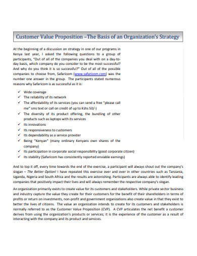 customer-value-proposition-template