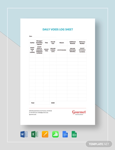 13+ Daily Sheet Templates - Free Word, PDF Format Download | Free ...