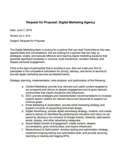 digital marketing agency template