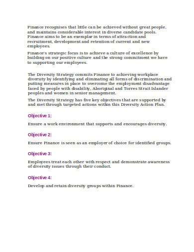 diversity recruitment action plan